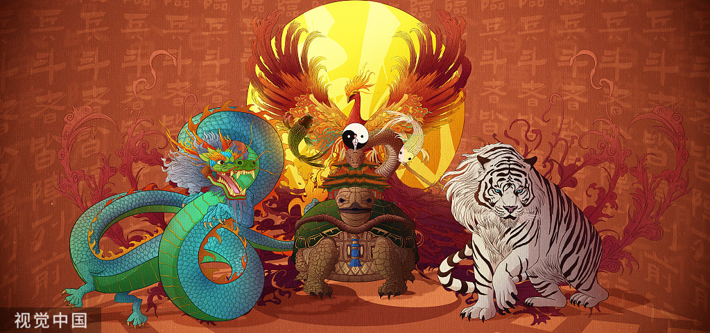 China’s Four Sacred Beasts
