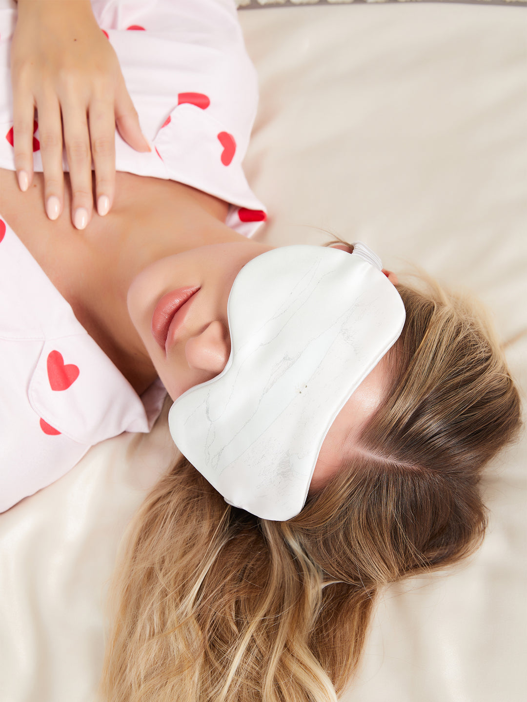 White Silk Mask: Breathable Comfort, Hot Spring Healing & 6A Luxury