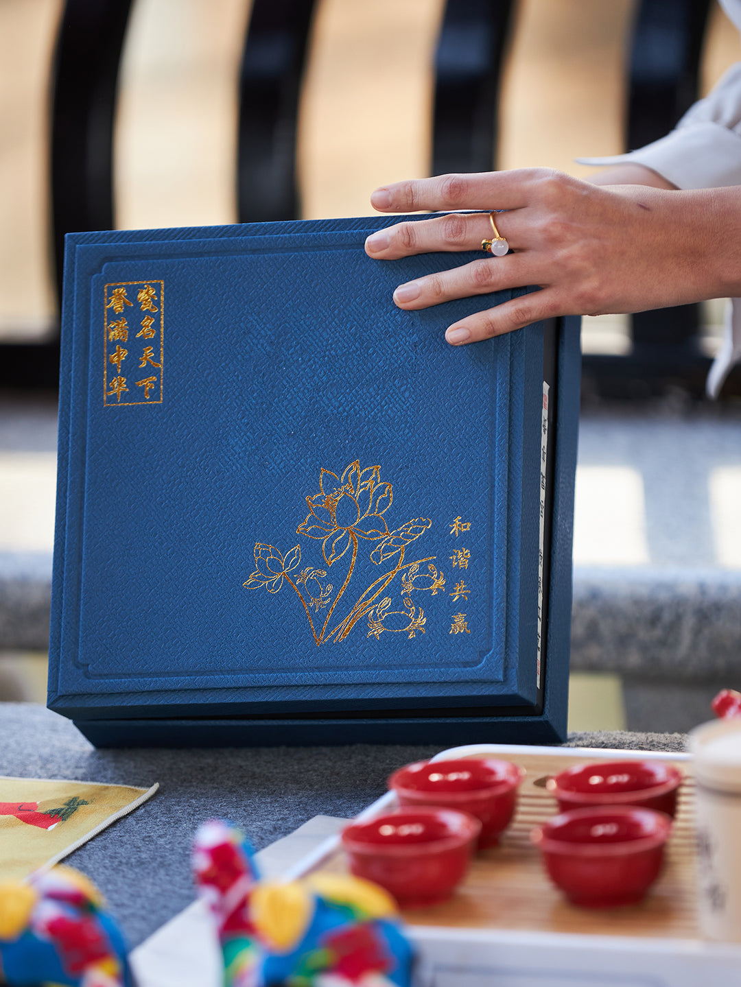 Juego de té de cerámica portátil Dehua Artisan: saboree la elegancia en cualquier lugar
