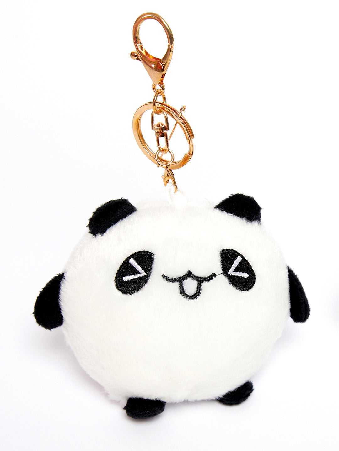 Panda Plush Toy Keychain - Big-Eyed Stuffed Animal for Kids, Soft Cute Panda Doll Gift & Decor