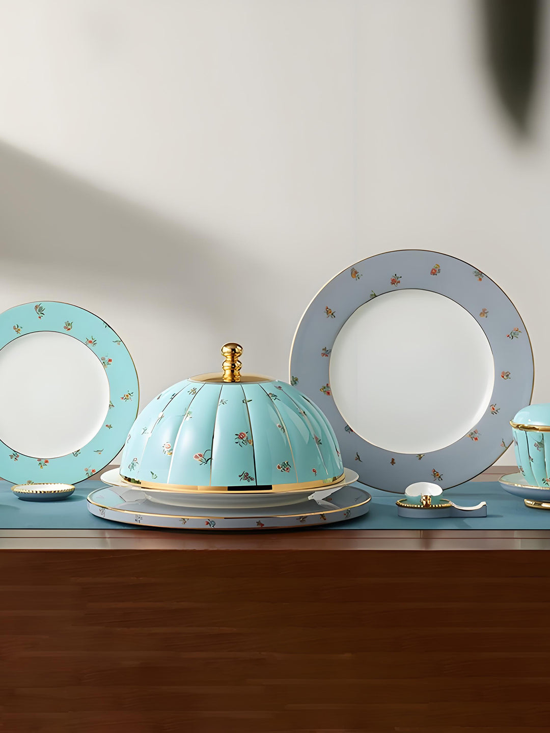Luxuriöse Geschenkbox der State Banquet-Porzellanserie, Wensli Four Seasons Duftset