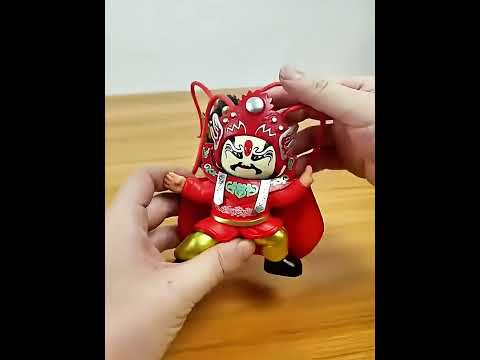 Poupée en résine qui change de visage de l'Opéra du Sichuan – Merveille culturelle peinte à la main