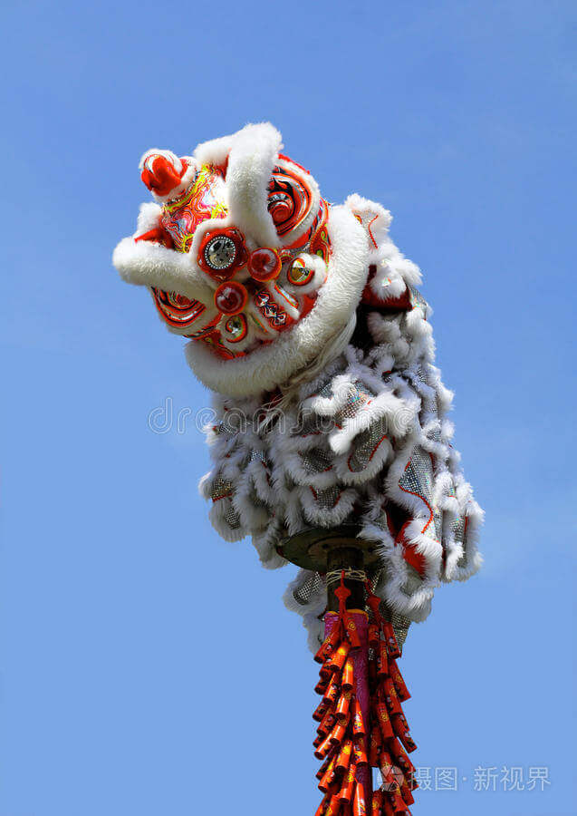 Chinese lion dance