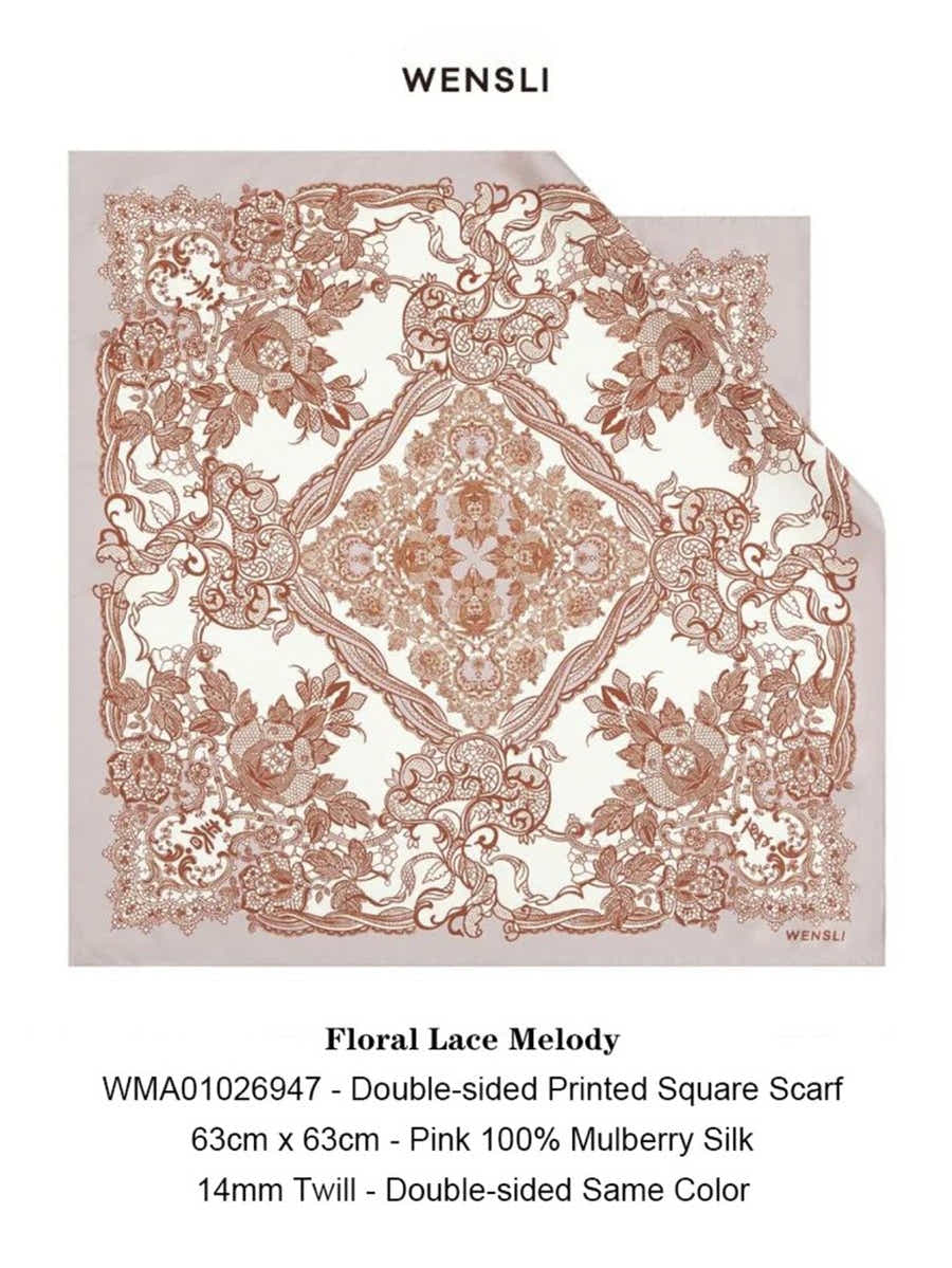 18 Momme Silk Scarf: Breathable, Budding Vitality Art & Modern Elegance - Yomkey