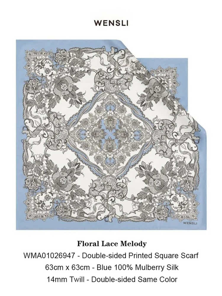 18 Momme Silk Scarf: Breathable, Budding Vitality Art & Modern Elegance - Yomkey