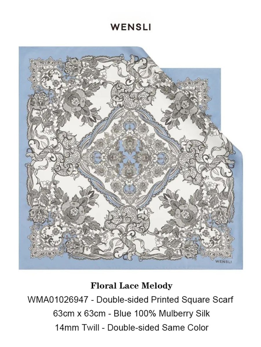 18 Momme Silk Scarf: Breathable, Budding Vitality Art & Modern Elegance - Yomkey