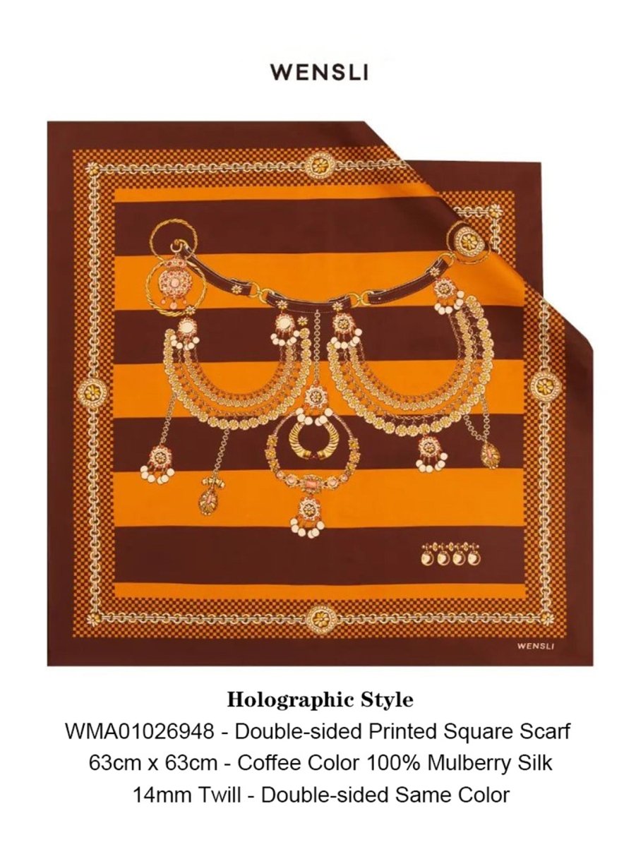 18 Momme Silk Scarf: Breathable, Kaleidoscope Style & Vibrant Luxury - Yomkey