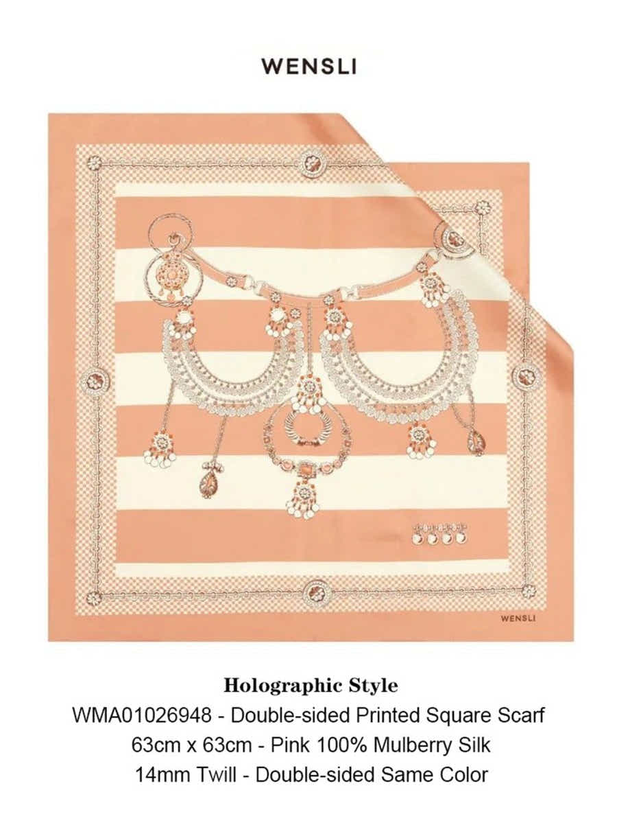 18 Momme Silk Scarf: Breathable, Kaleidoscope Style & Vibrant Luxury - Yomkey