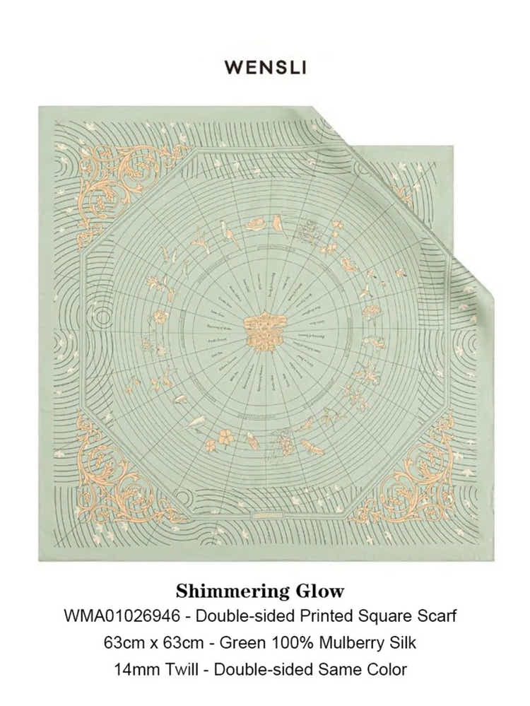 18 Momme Silk Scarf: Breathable, Shimmering Flow Art & Vibrant Luxury - Yomkey