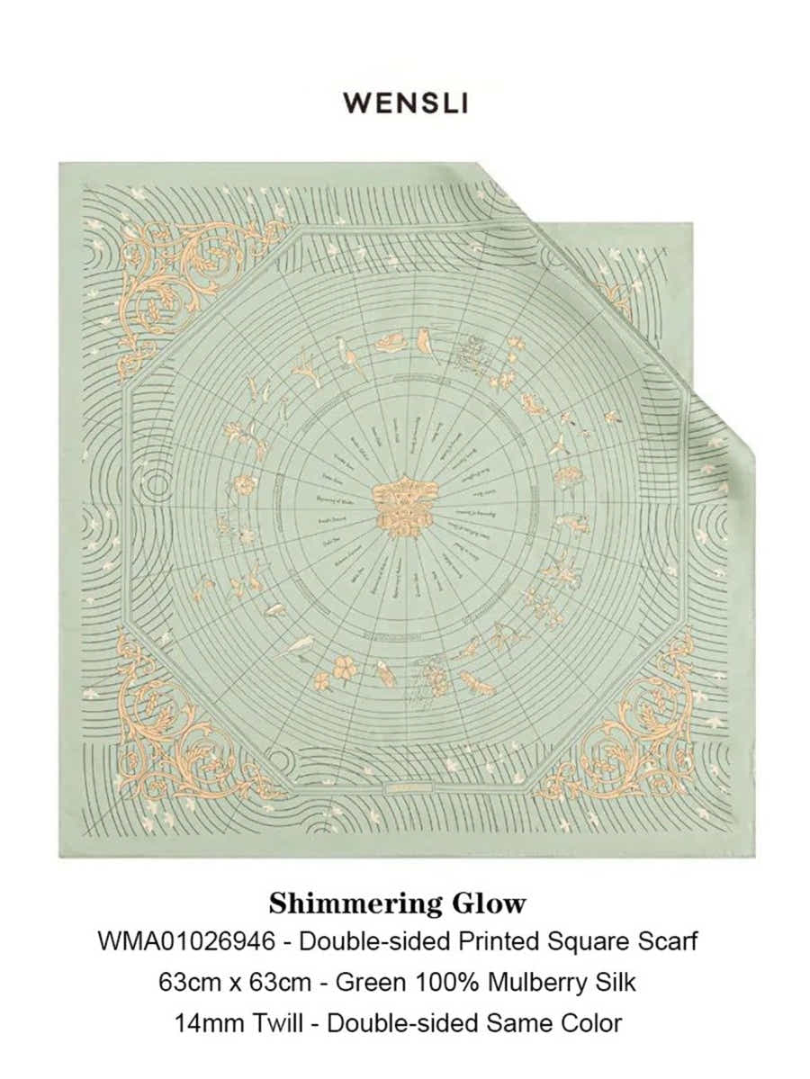 18 Momme Silk Scarf: Breathable, Shimmering Flow Art & Vibrant Luxury - Yomkey