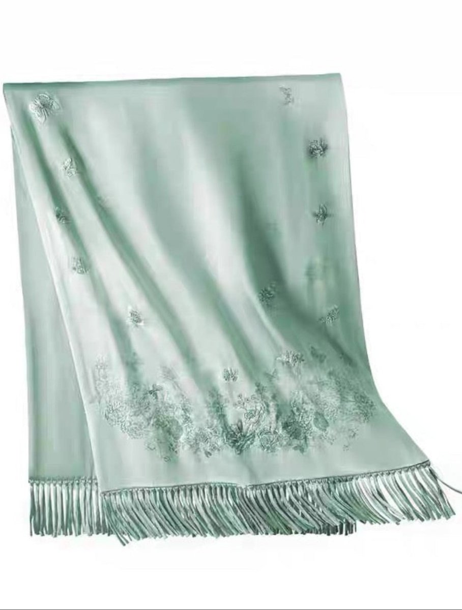 19 Momme Luxury Silk Long Scarf: Double - Seam Process & Ultimate Comfort - Yomkey