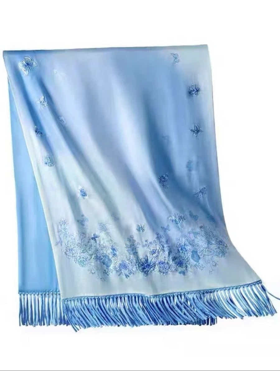 19 Momme Luxury Silk Long Scarf: Double - Seam Process & Ultimate Comfort - Yomkey