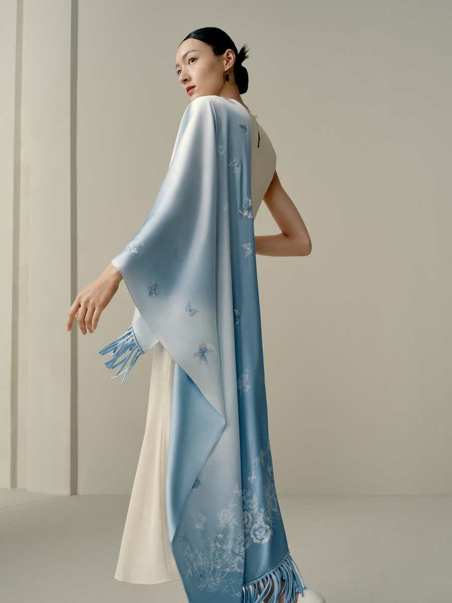 19 Momme Luxury Silk Long Scarf: Double - Seam Process & Ultimate Comfort - Yomkey