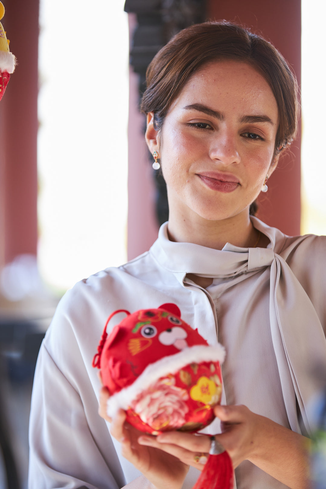 Soft Tiger Head Keychain: Chinese Folk Art, Protection & Good Luck