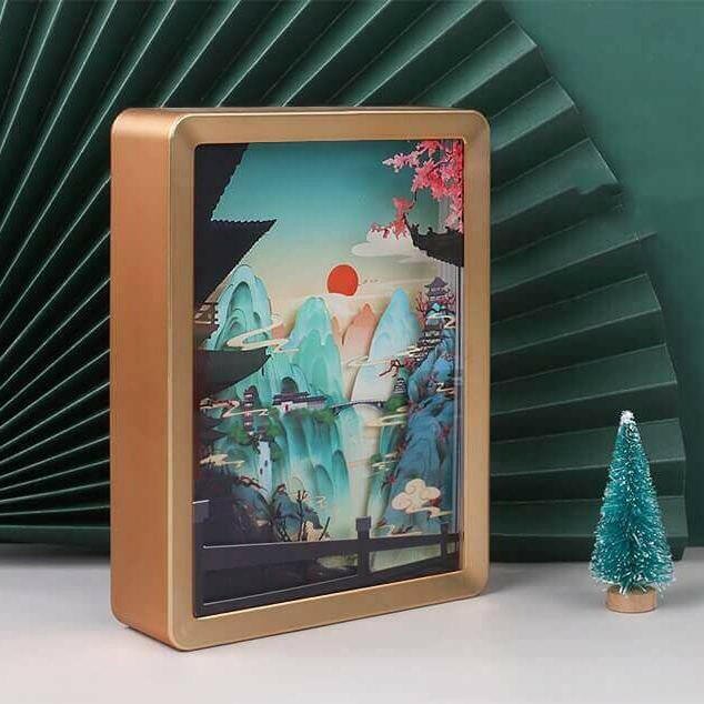 3D Chinese Papercutting Night Lamp – Elevate Your Home Decor with Unique Chinese Culture - Yomkey