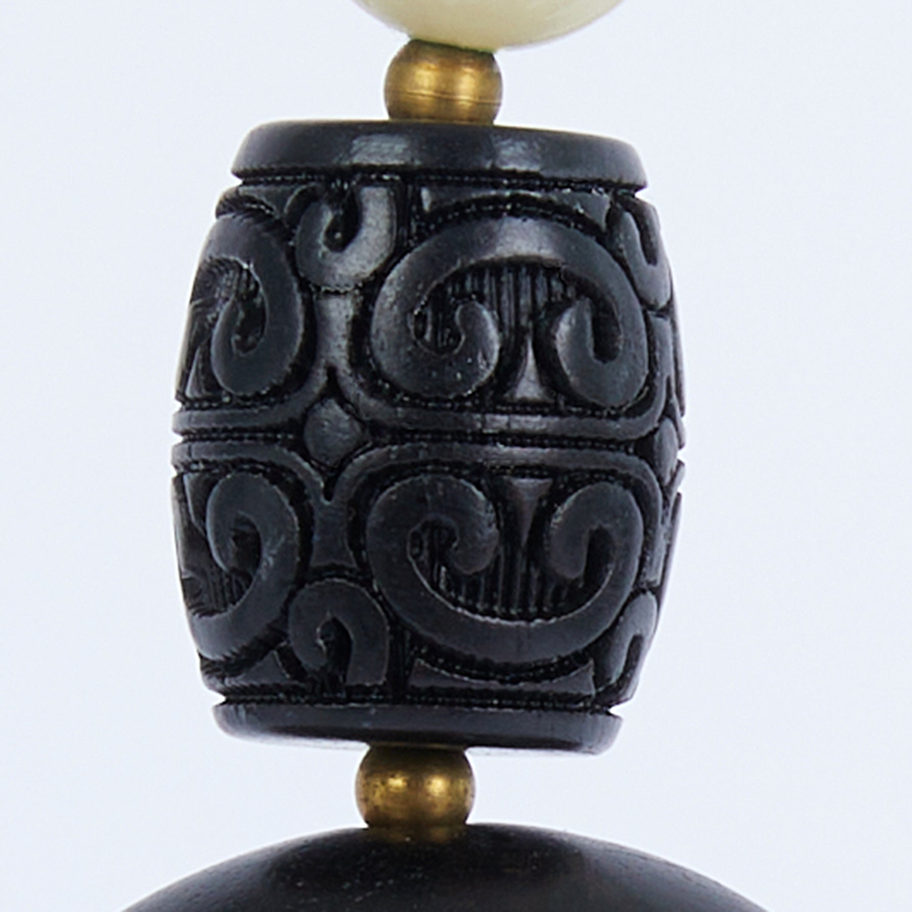 Sandalwood Fortune Bead Pendant - Spiritual Blessings & Natural Elegance