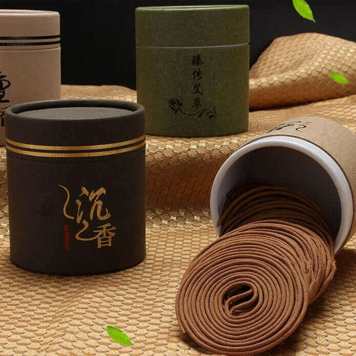 Luxurious Chinese incense collection with seven enchanting scents in elegant packaging, elevating your senses and well-being