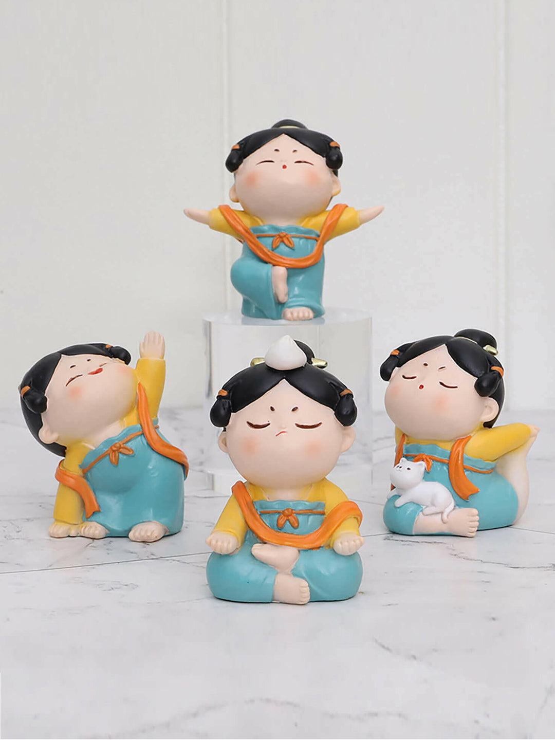 Elegant Lady Figurine – A Touch of Chinese Tang Dynasty Grace & Wellness
