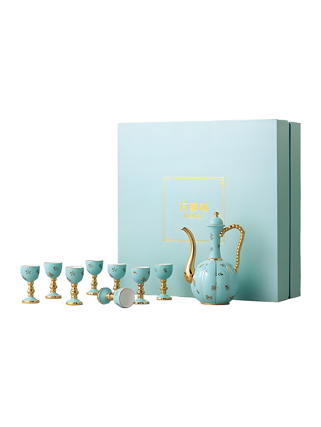 Luxury State Banquet Porcelain Series Ultimate Gift Box, Wensli Four Seasons Fragrance Set