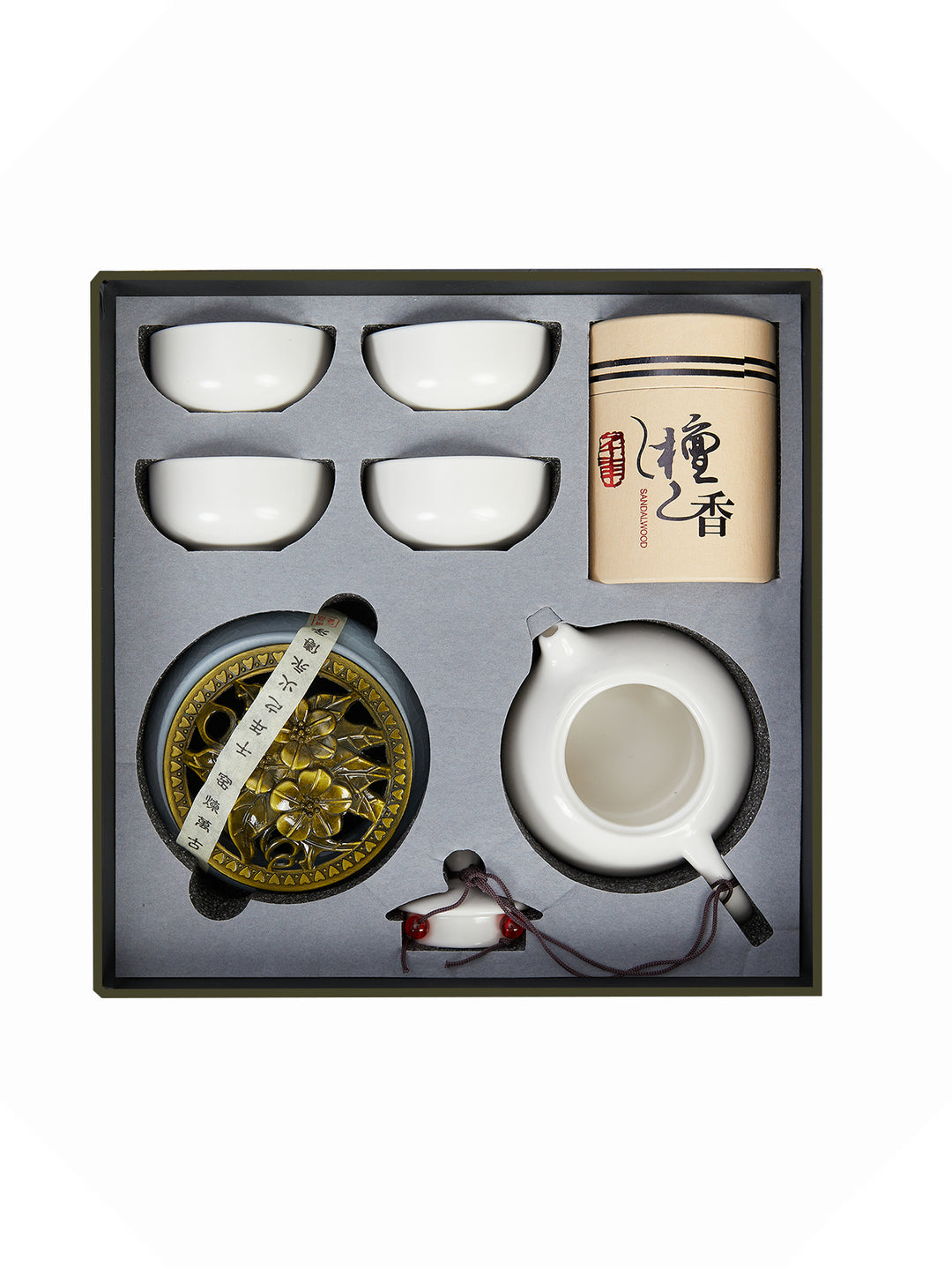 Dehua Artisan ポータブルセラミックティーセット - どこでも優雅さを味わう