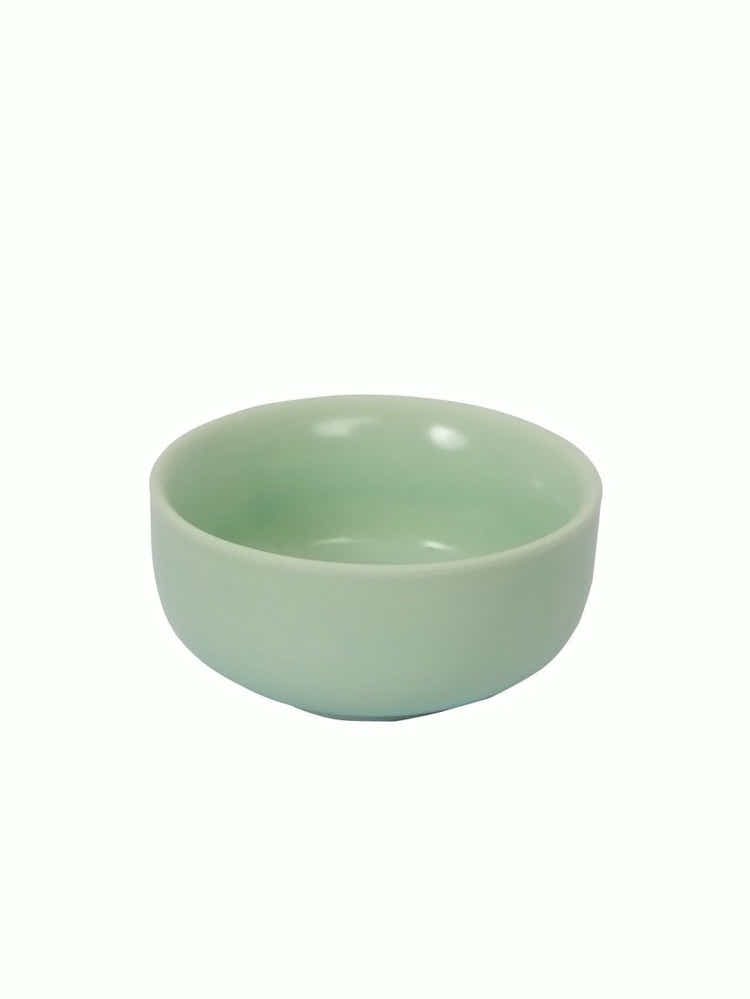 Dehua Jade-Luster Porcelain Tea Set – Smooth Green - Yomkey