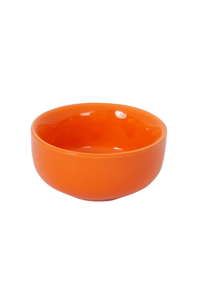 Dehua Jade-Luster Porcelain Tea Set – Smooth Orange - Yomkey