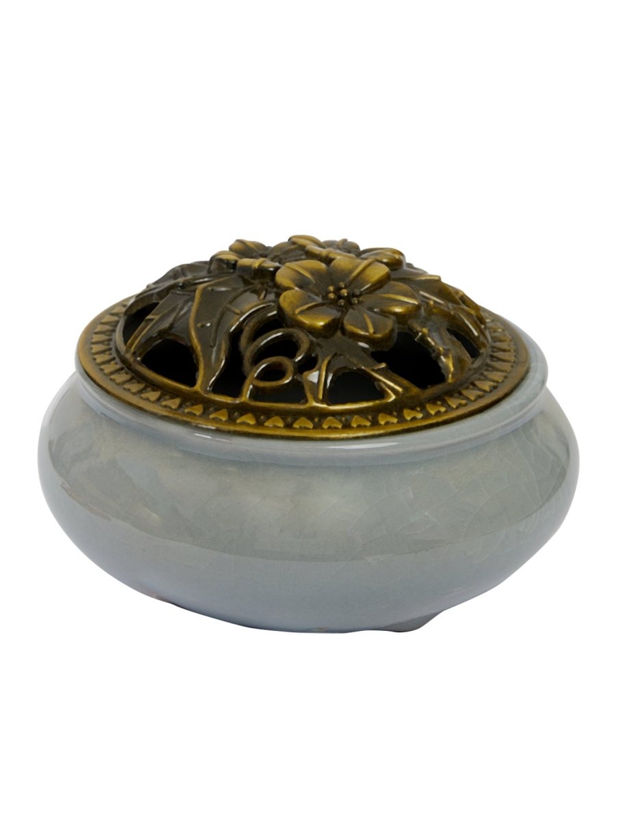 Dehua Jade-Luster Porcelain Tea Set – Smooth Orange - Yomkey