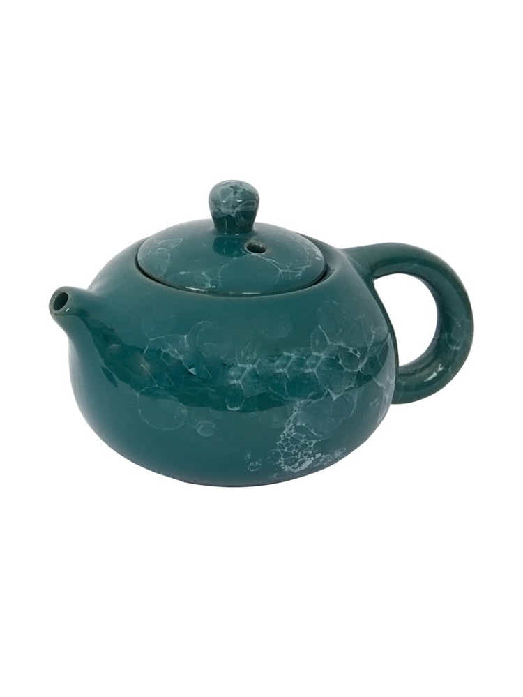 Dehua Jade-Luster Porcelain Tea Set – Stone Grain Green - Yomkey