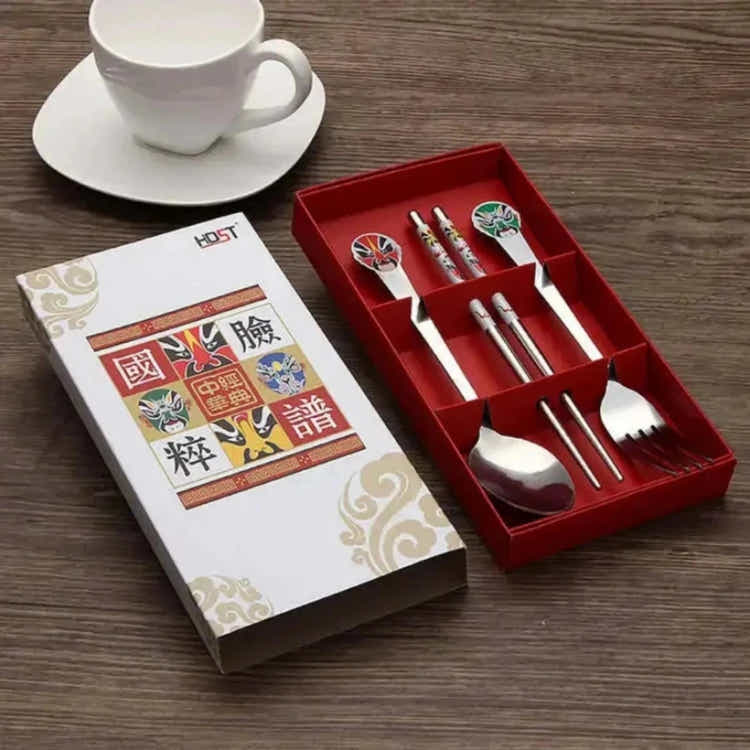 Elegant and Artistic Peking Opera Facial Makeup Ceramic Tableware - Yomkey