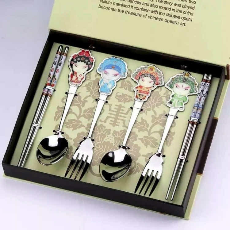 Elegant and Artistic Peking Opera Facial Makeup Ceramic Tableware - Yomkey