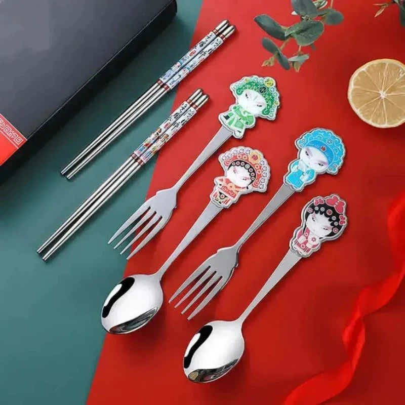 Elegant and Artistic Peking Opera Facial Makeup Ceramic Tableware - Yomkey