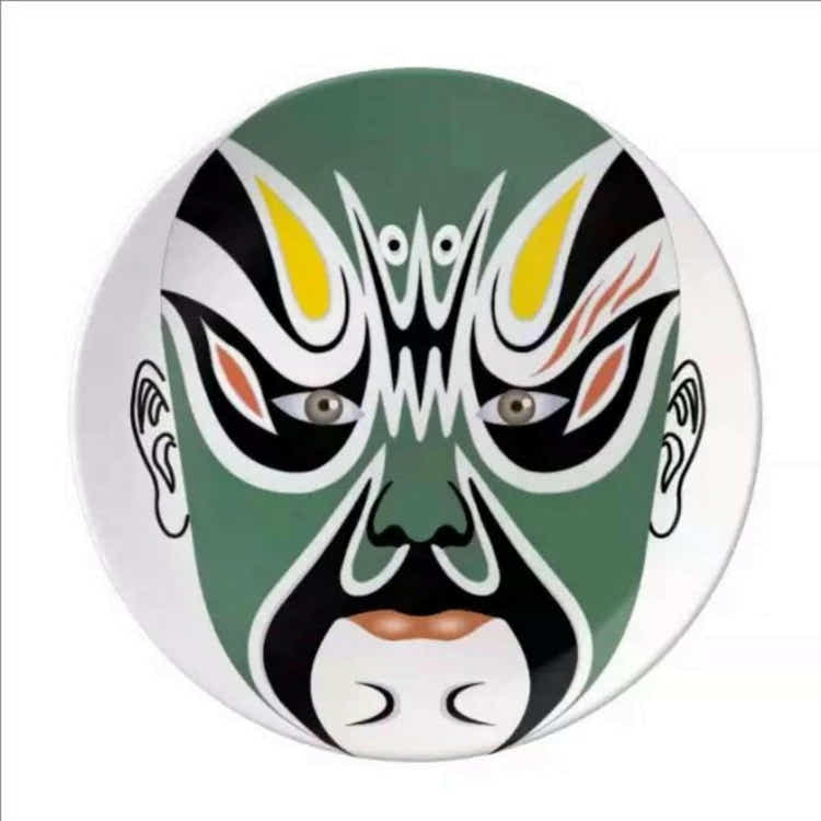 Elegant and Artistic Peking Opera Facial Makeup Ceramic Tableware - Yomkey