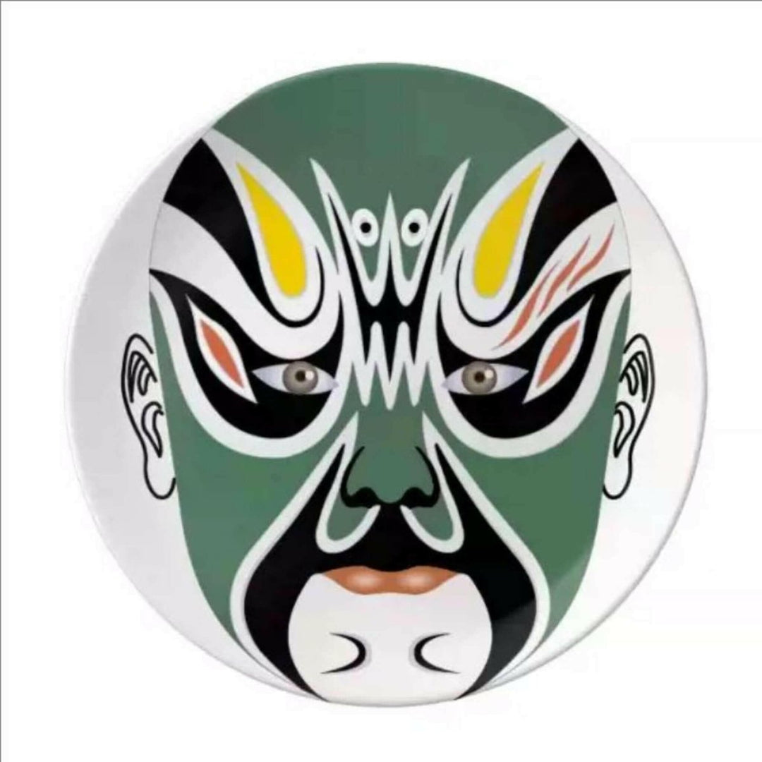Elegant and Artistic Peking Opera Facial Makeup Ceramic Tableware - Yomkey