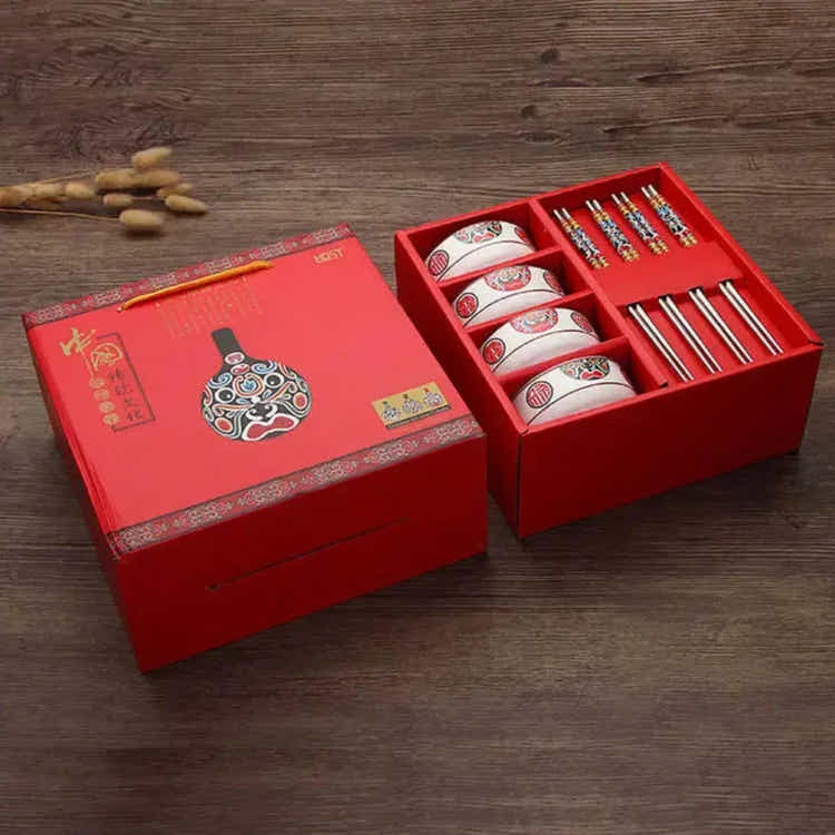 Elegant and Artistic Peking Opera Facial Makeup Ceramic Tableware - Yomkey