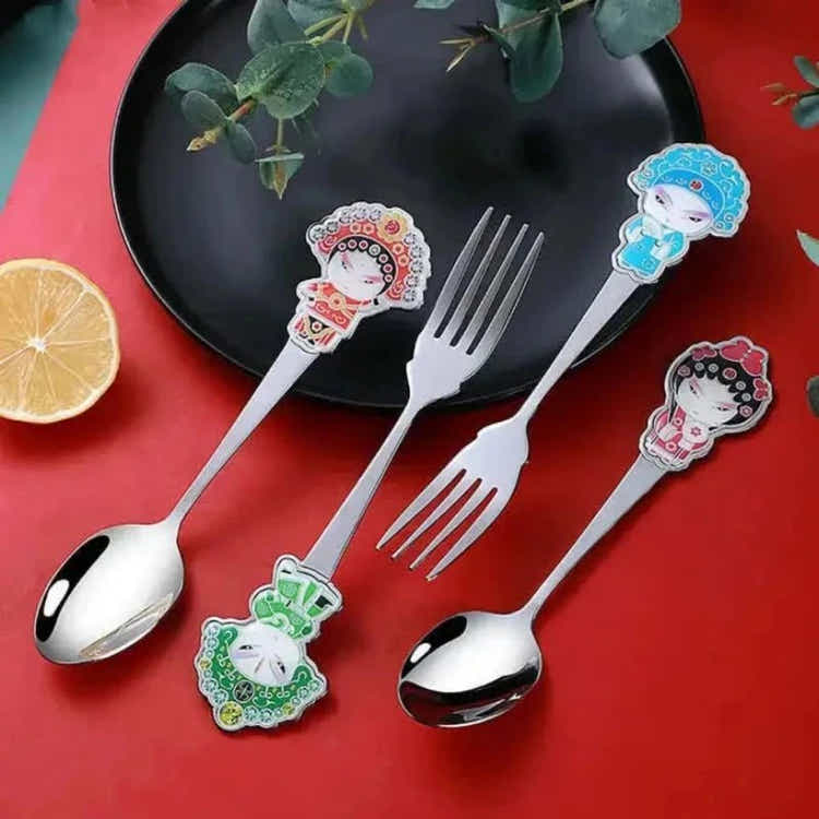 Elegant and Artistic Peking Opera Facial Makeup Ceramic Tableware - Yomkey