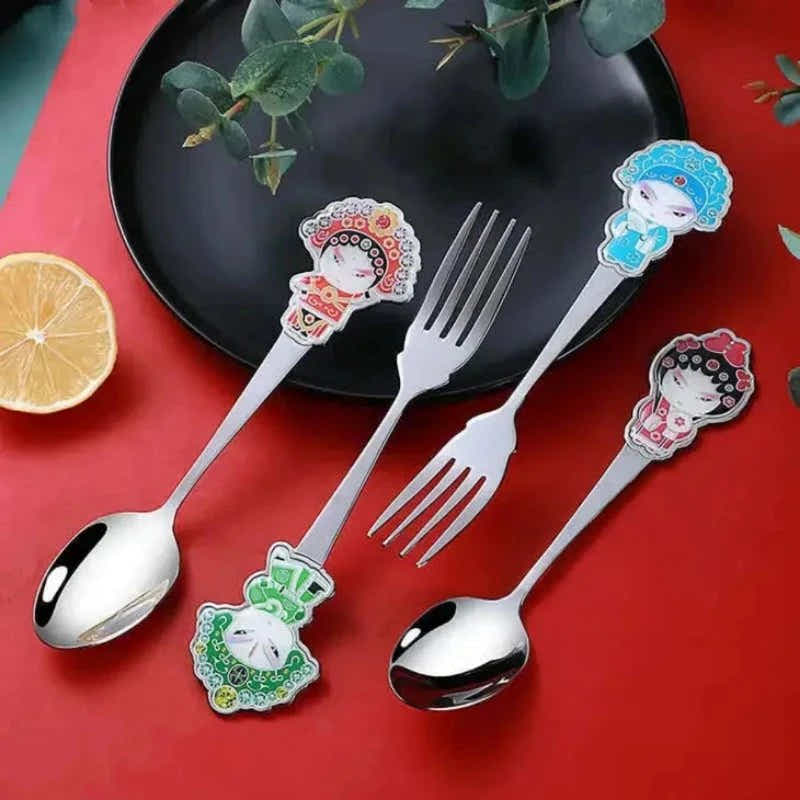 Elegant and Artistic Peking Opera Facial Makeup Ceramic Tableware - Yomkey