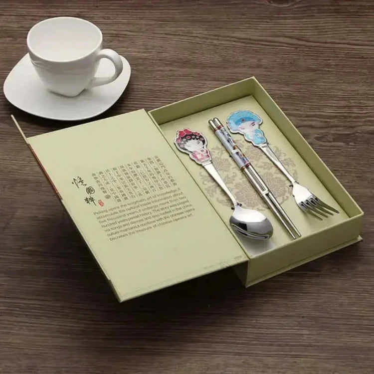 Elegant and Artistic Peking Opera Facial Makeup Ceramic Tableware - Yomkey
