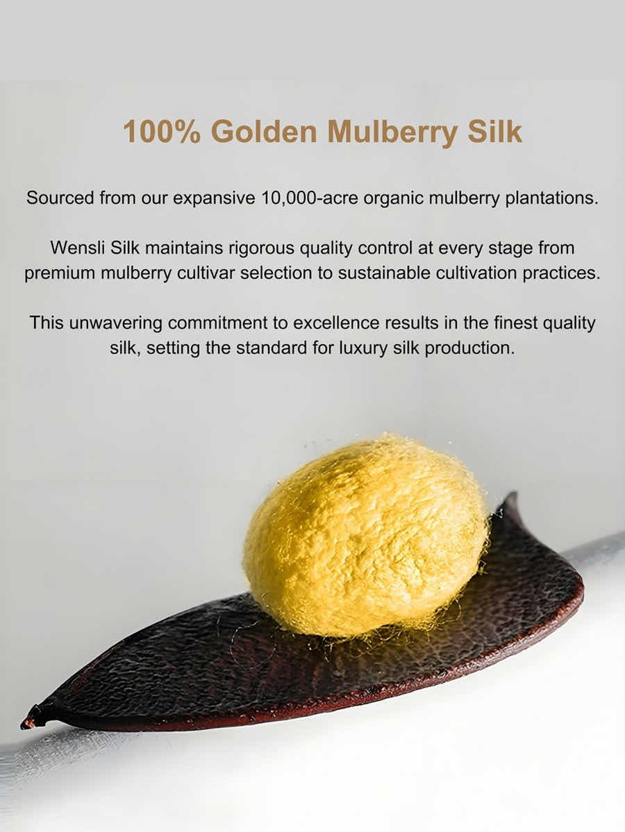 Golden Silk Bedding Set: Phoenix Embroidery, Luxury Health & Comfort - Yomkey