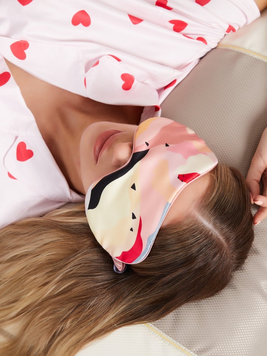 Multicolor Field Silk Mask: Breathable, Harvest Symbol & Luxury Comfort - Yomkey