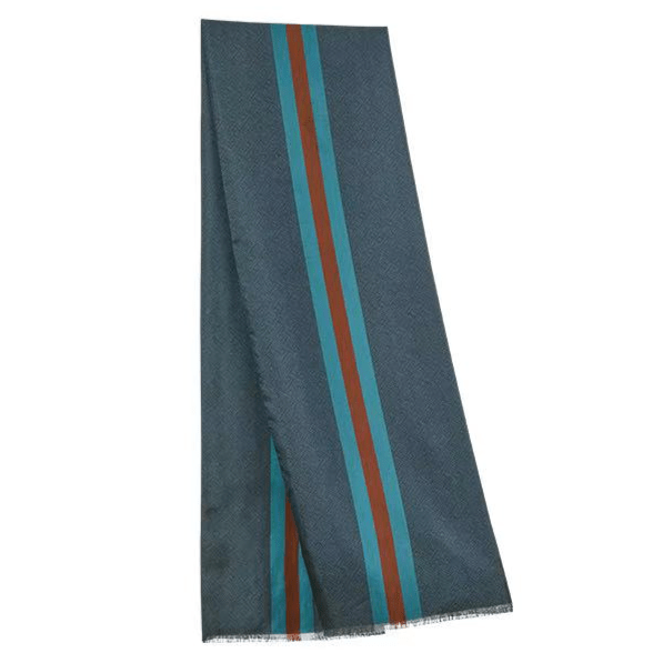 Silk Scarf & Thermal Flask Set: Breathable Luxury & Wellness Gift - Yomkey