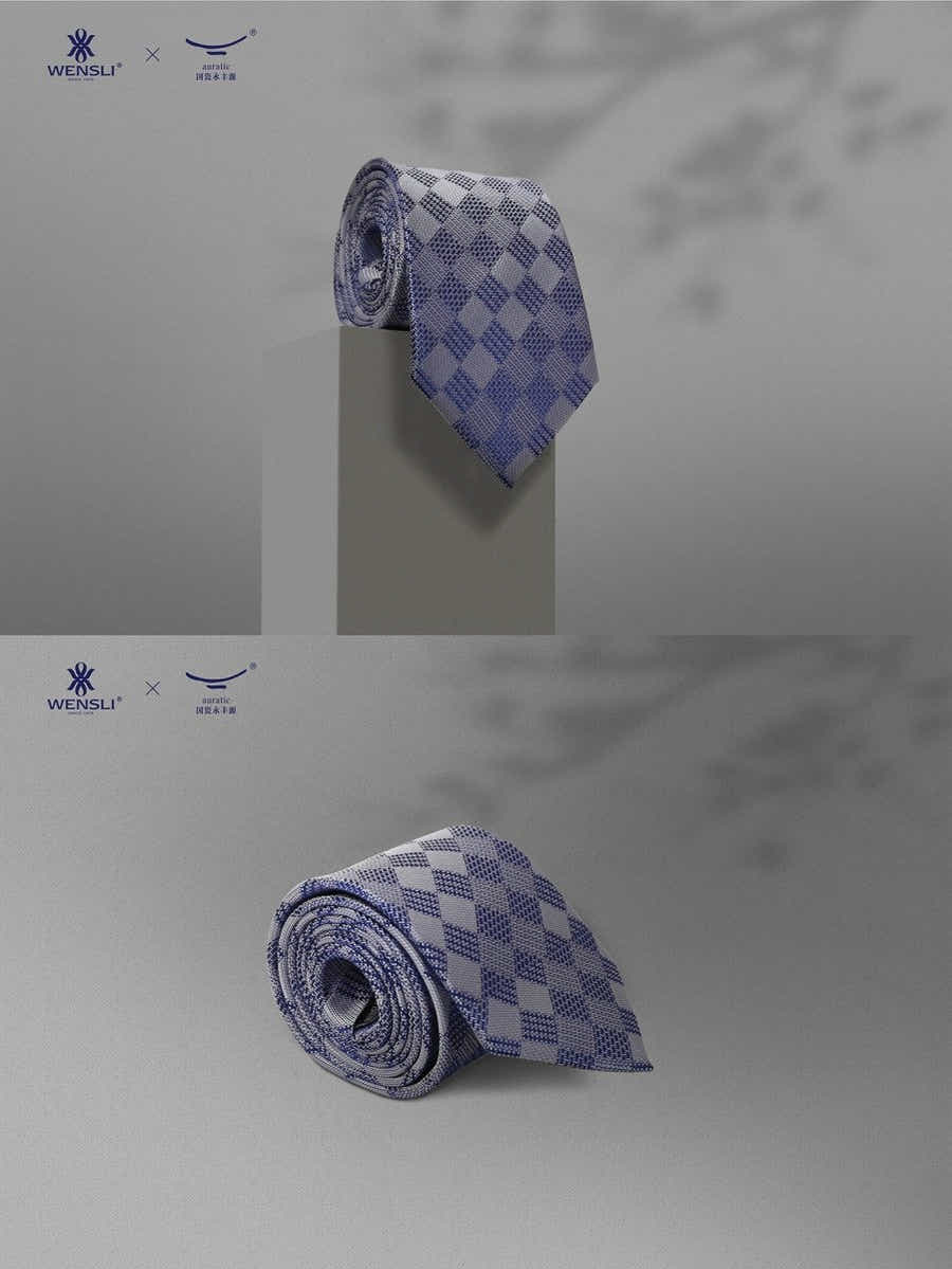 Silk Tie & Porcelain Gift Set: Breathable Luxury & Status Symbol - Yomkey