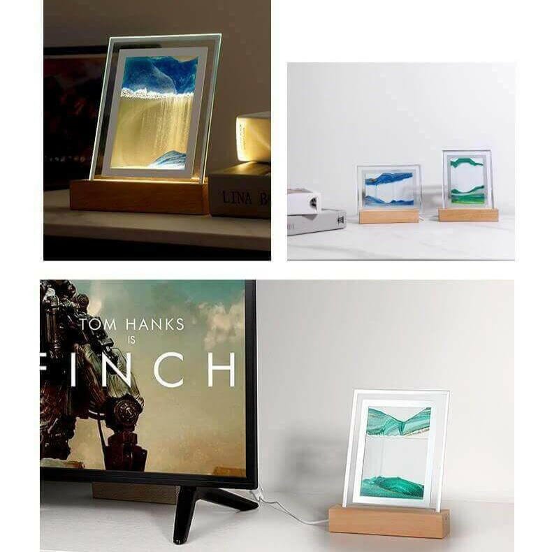 Soothing Sands 3D Night Light – A Serene Escape in Every Grain - Yomkey