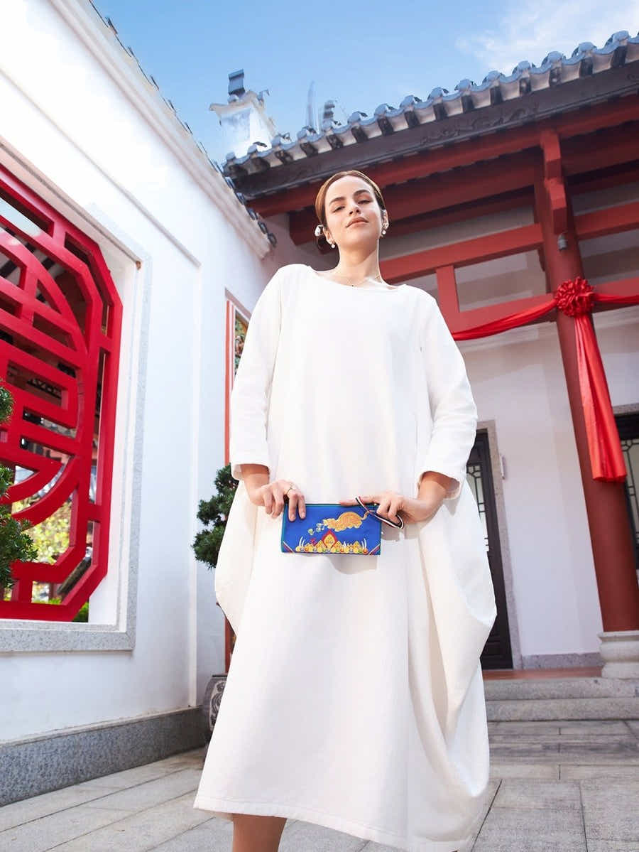 The Jewel - Spitting Mongoose: Tibetan - Style Linen Pouch for Wealth & Luck - Yomkey