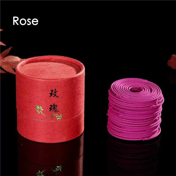 Yomkey Natural Chinese Coil Incense - 7 Scents Zen Meditation Aromatherapy Set - Yomkey