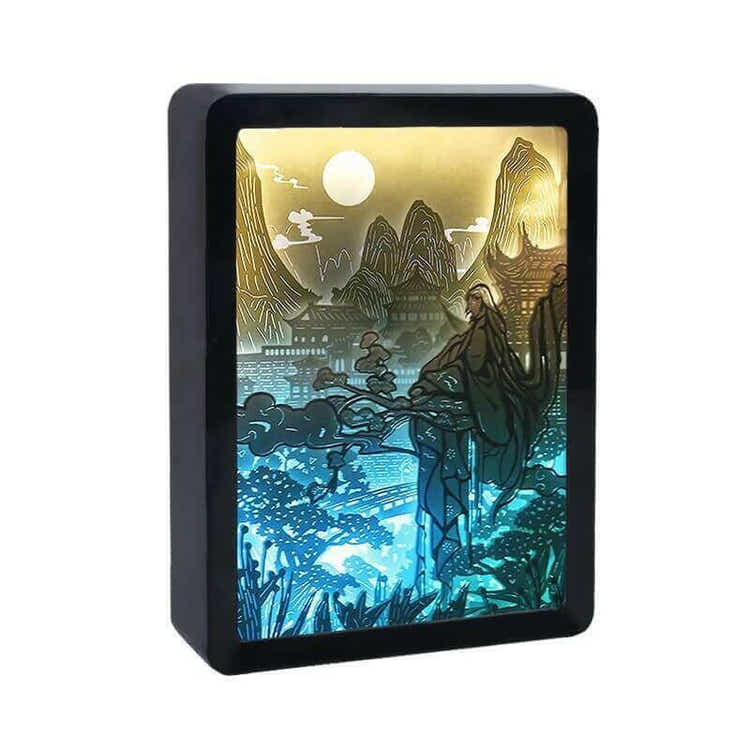 3D Chinese Papercutting Night Lamp – Elevate Your Home Decor with Unique Chinese Culture - Yomkey