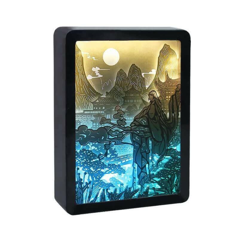 3D Chinese Papercutting Night Lamp – Elevate Your Home Decor with Unique Chinese Culture - Yomkey