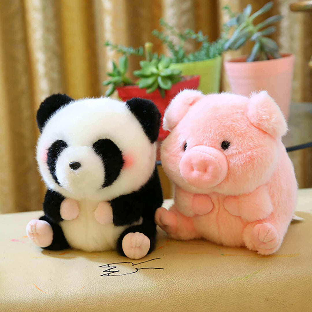 Huggable Panda & Charming Critters Plush Collection – Embrace the Cuteness!