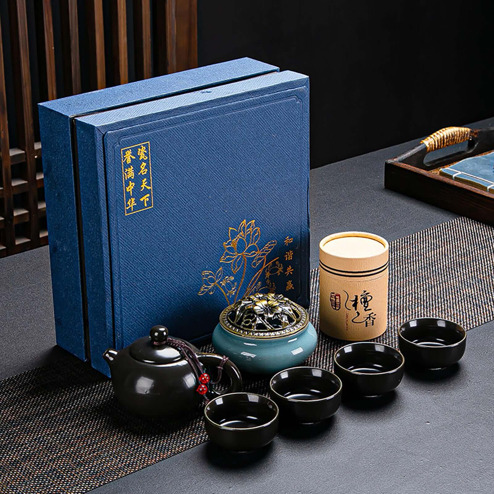 Dehua Artisan Portable Ceramic Tea Set - Savor Elegance Anywhere