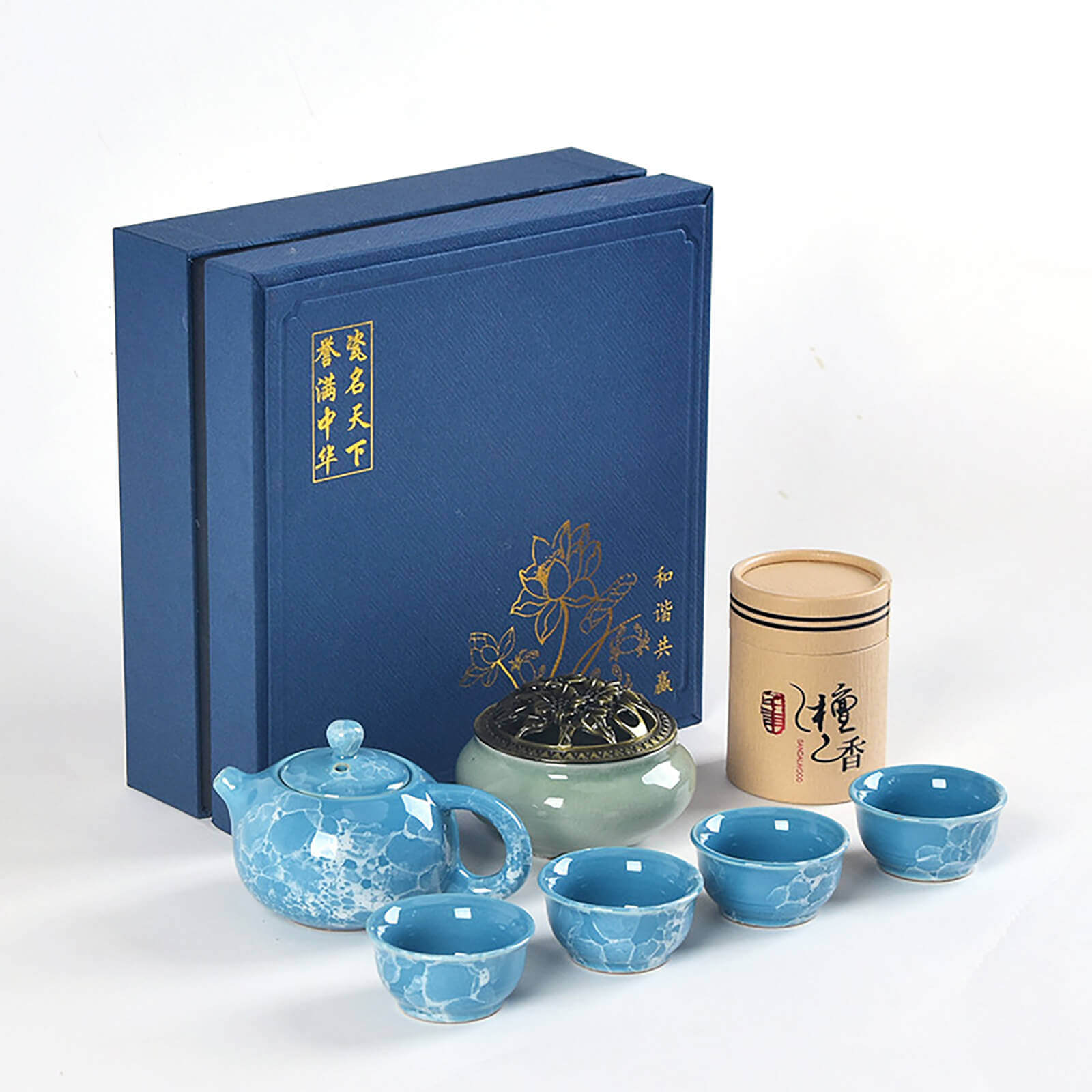 Dehua Artisan Portable Ceramic Tea Set - Savor Elegance Anywhere