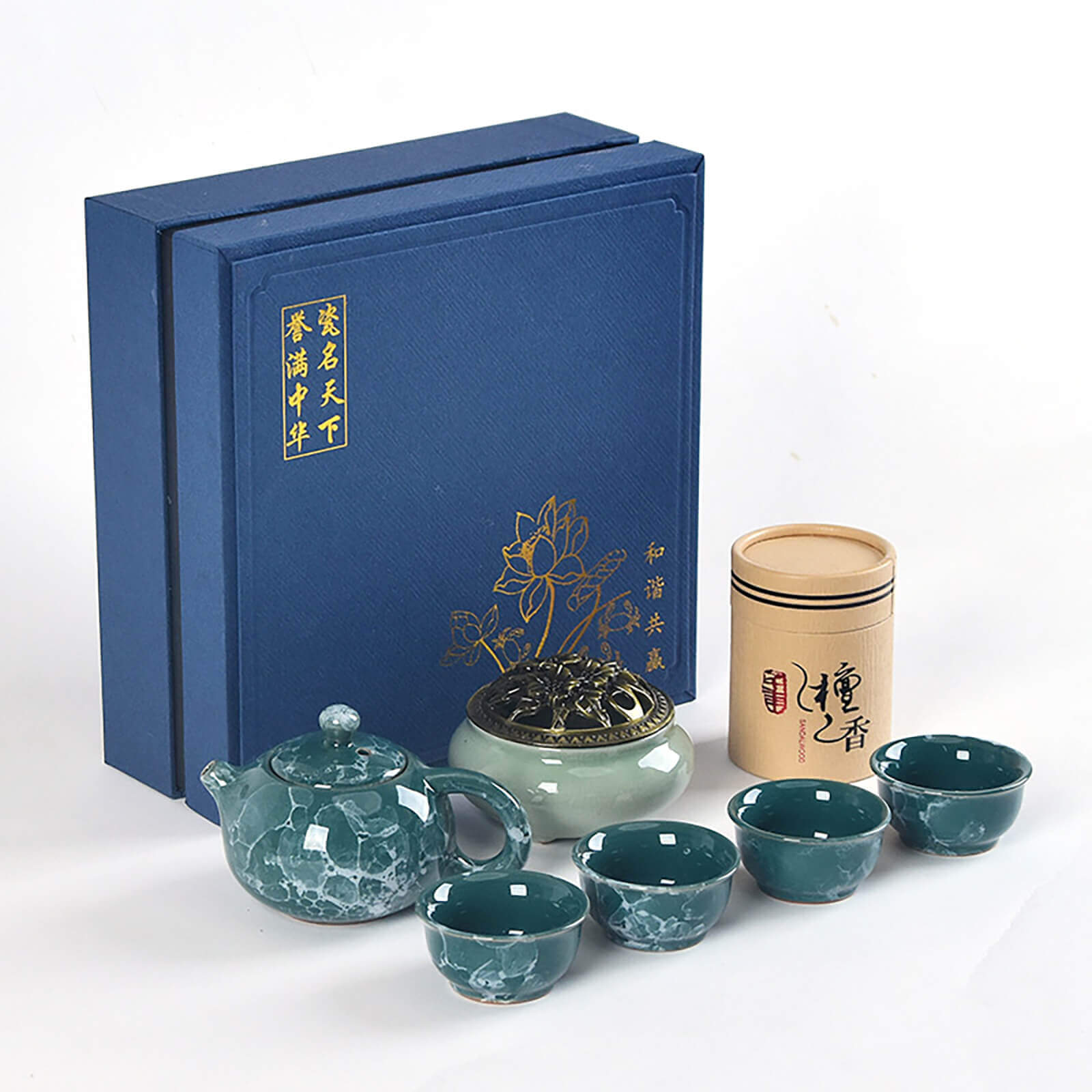 Dehua Artisan Portable Ceramic Tea Set - Savor Elegance Anywhere